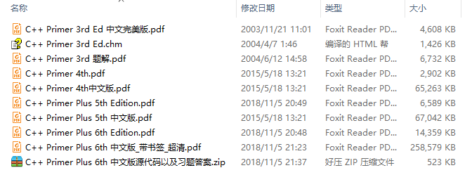 C++PrimerPlus第6版中英pdf,以及书中源代码和习题答案