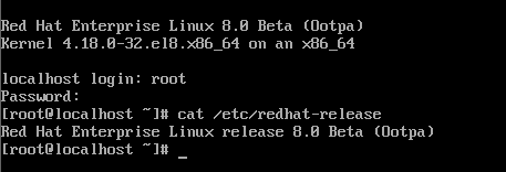 Red Hat Enterprise Linux 8 Beta 抢先体验