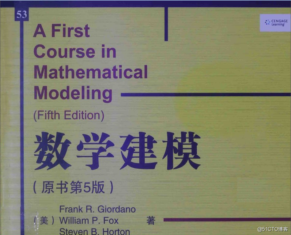数学建模(中文版.原书第5版)-[美]FrankR.Giordano
