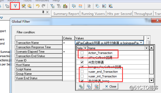 Loadrunner测试结果分析之数据过滤分析