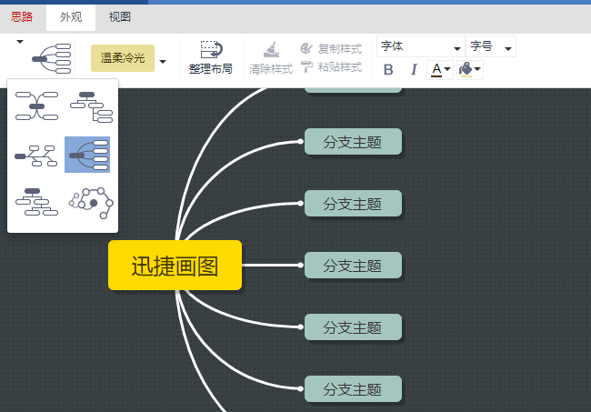 如何画一个精致的思维导图