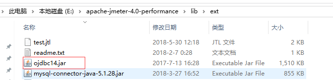 Jmeter连接Mysql和Oracle数据库