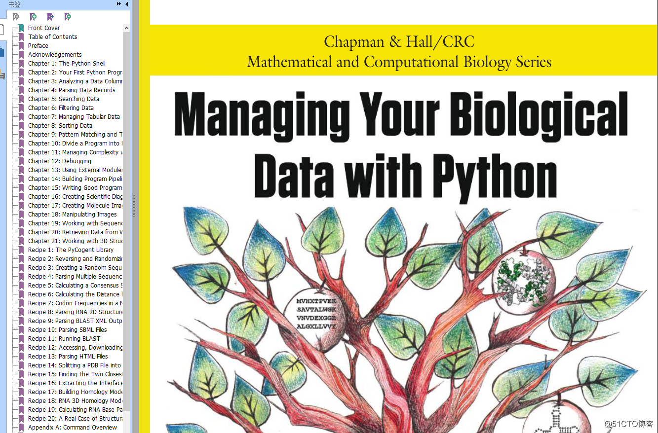 《Python生物信息學數據管理》高清中文版PDF+英文版PDF+源代碼學習