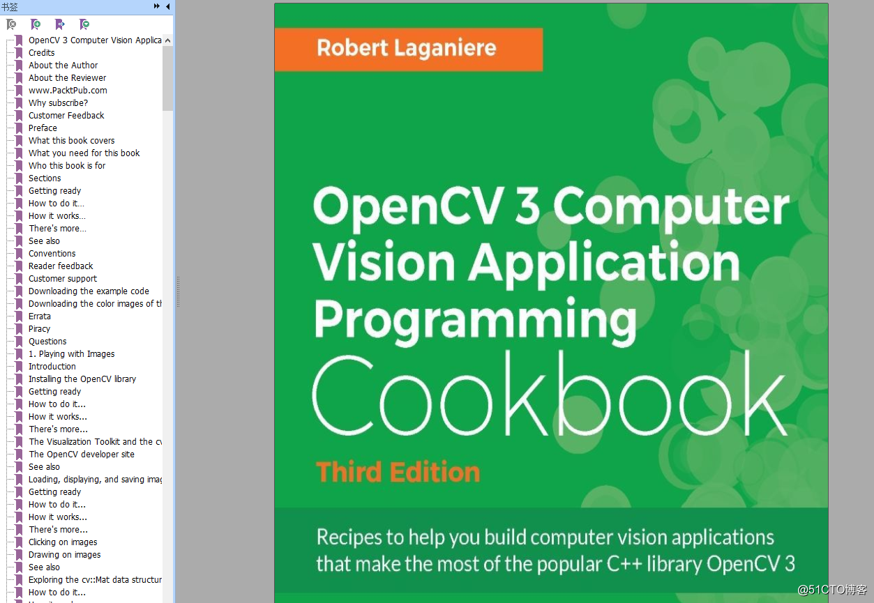 《OpenCV計算機視覺程式設計攻略（第3版）》高清中文版PDF+英文版PDF+原始碼