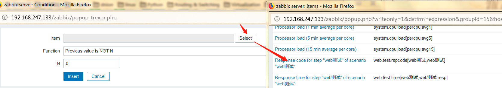 如何用zabbix的web检测进行对网站时候在线进行检测！