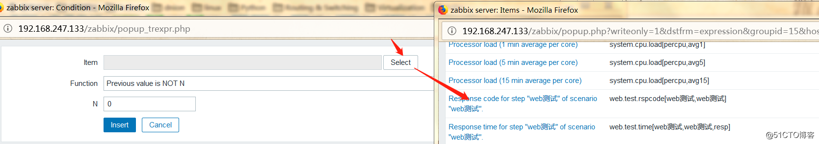 如何用zabbix的web檢測進行對網站時候在線進行檢測！