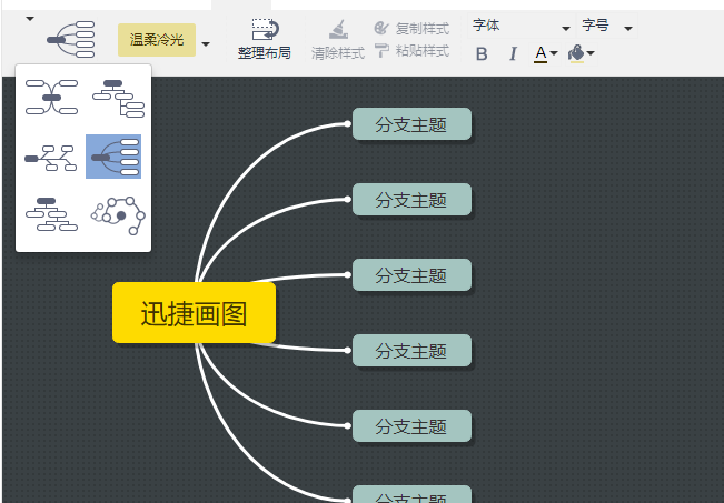 快速绘制思维导图方法