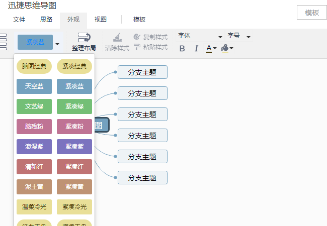 快速绘制思维导图方法