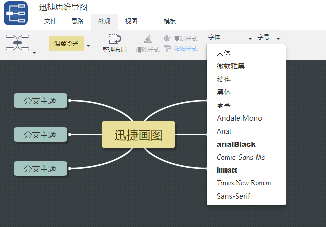 快速绘制思维导图方法