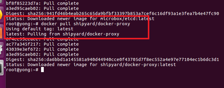 docker 安装shipyard