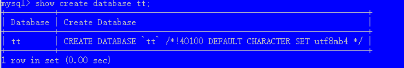 Mysql数据库的简单命令