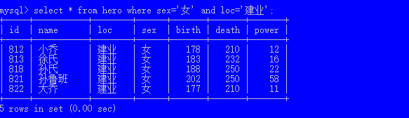 Mysql数据库的简单命令