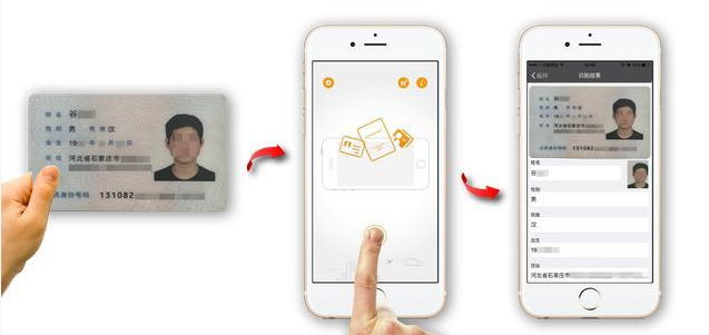 移动端证件识别支持ios、android