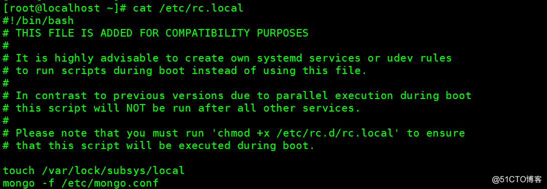 CentOS7中rc.local中的指令不能生效问题。