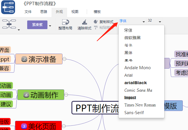 利用思维导图构思作文框架结构的操作方法介绍