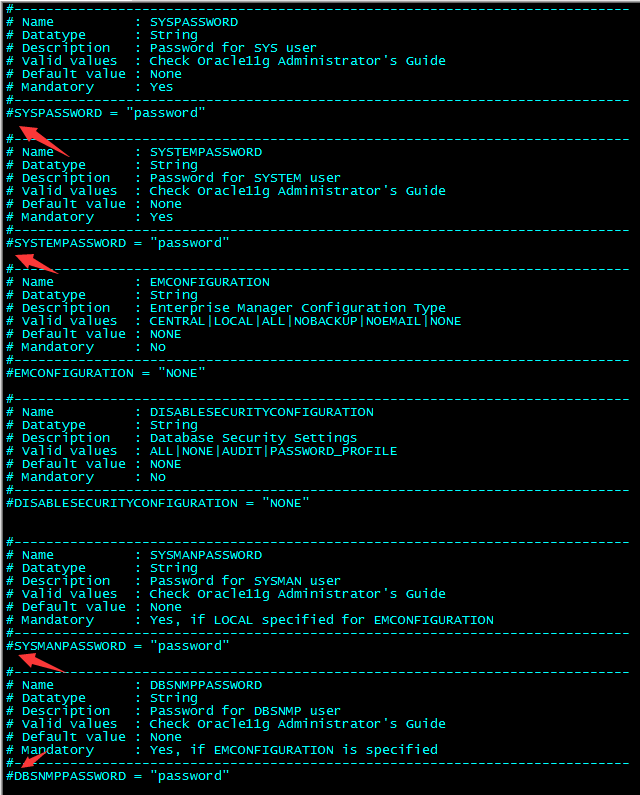 linux CentOS7最小化安装环境静默安装Oracle11GR2数据库（静默创建实例）