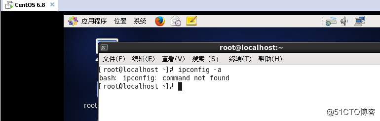 centOS 6.8下，ipconfig -a命令无效的变通方法