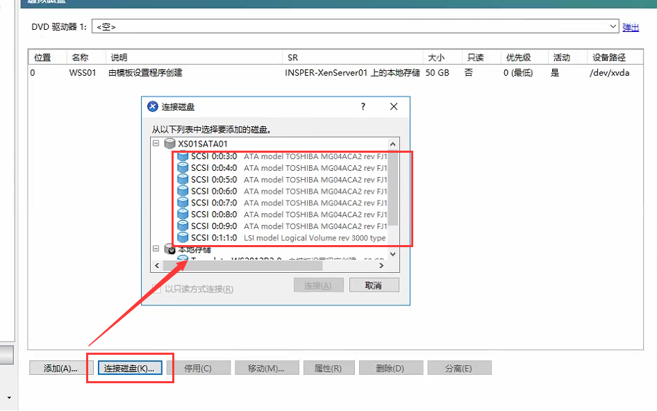 XenServer直通本地硬盘给VM使用