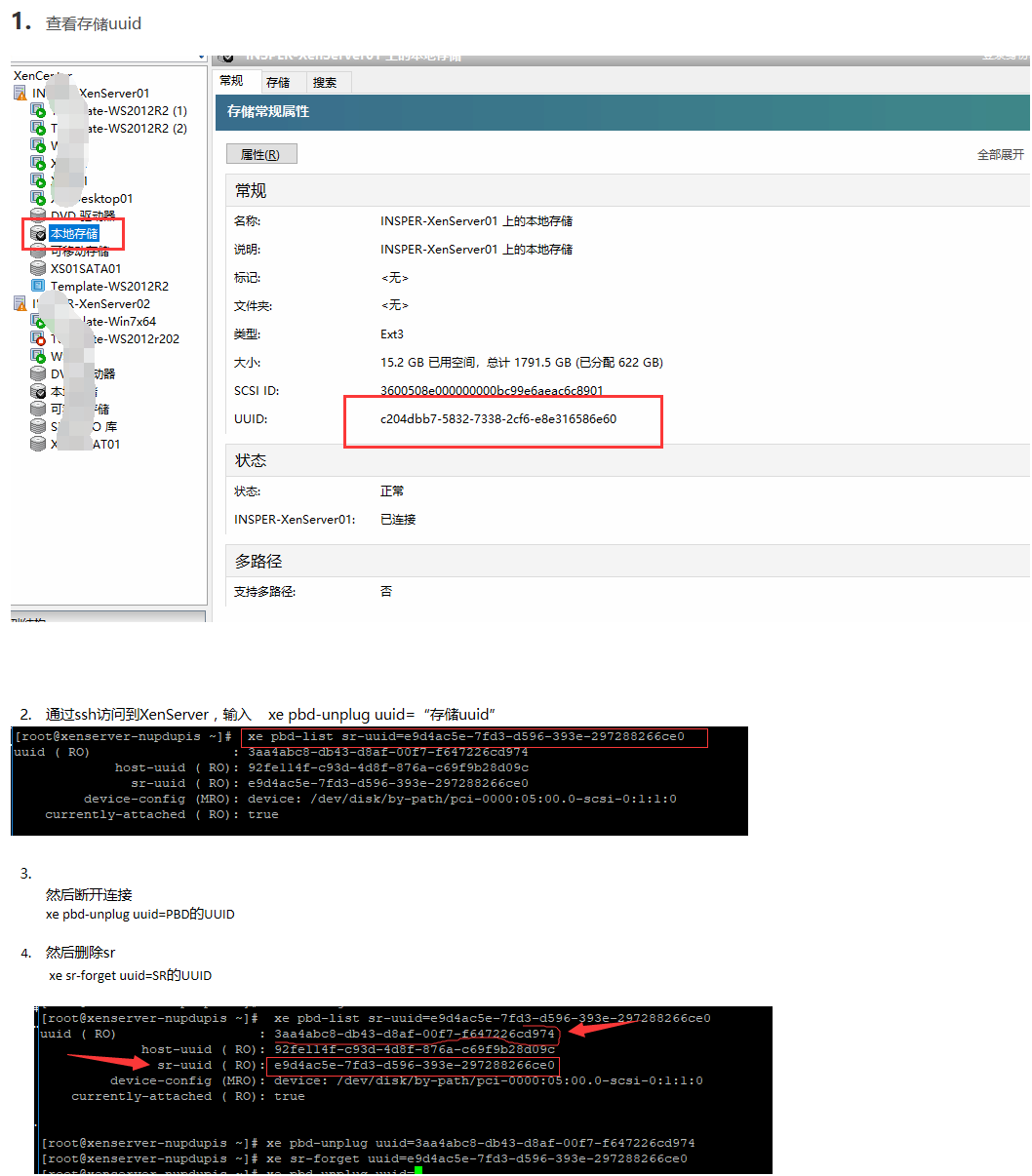 XenServer直通本地硬盘给VM使用