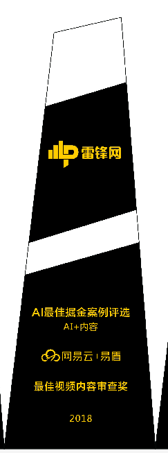 网易云易盾荣获雷锋网颁发的年度最佳视频内容审查奖