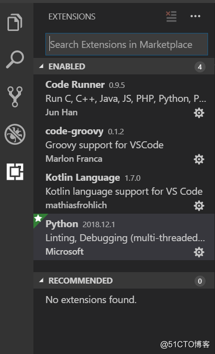 用VS Code寫 Python / Groovy / Kotlin