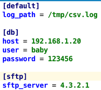 Python configparser模块 与 subprocess 模块