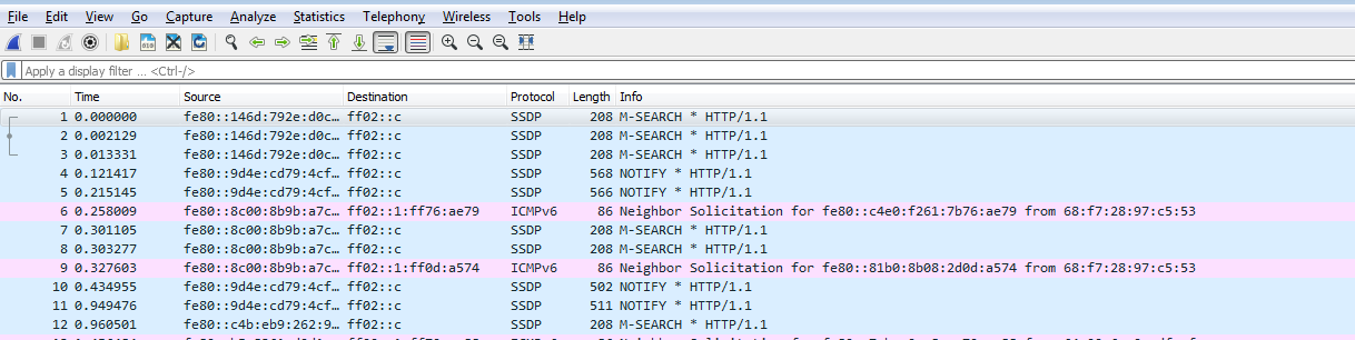 Wireshark 【OSI三层】抓包过滤规则和显示过滤规则实例