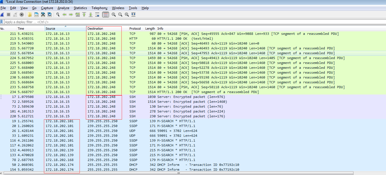 Wireshark 【OSI三层】抓包过滤规则和显示过滤规则实例