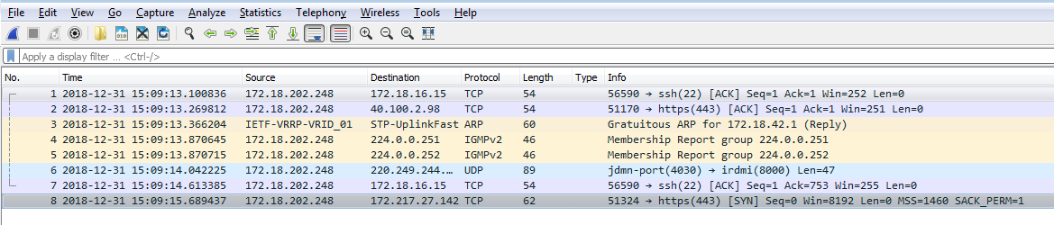 Wireshark 【OSI三层】抓包过滤规则和显示过滤规则实例